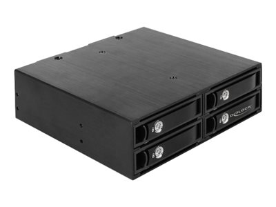 DeLOCK - Skladovací mobilní rack - 2.5" - černá 47233