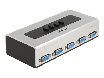 DELOCK, Switch VGA 4 port manual bidirectional 87759