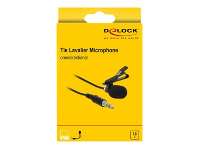 DELOCK, Tie Lavalier Microphone Omnidirectional 66279