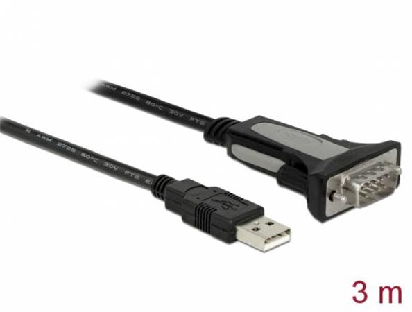 Delock USB 2.0 1 x sériový RS-232 adaptér 3 m 65962
