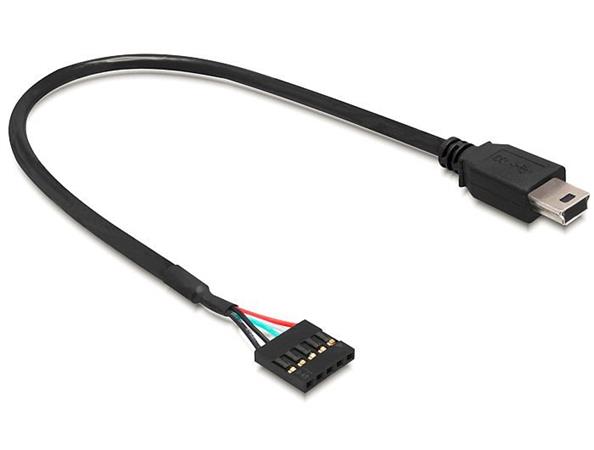 DeLOCK USB 2.0 Pin Header - Adaptér z USB interní na externí - mini-USB typ B (M) do 5kolíkový kone