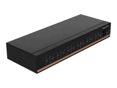DeLock USB 2.0 to 12 Port Serial RS-232 Hub with surge protection and extended temperature range - 64070