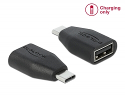Delock USB Blokátor dat USB Type-C™ samice na Typu-A samec 66528