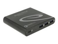 DELOCK, USB Charger 1 x USB Type-C PD 85 W+3 41431