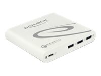 DELOCK, USB Charger 1 x USB Type-C PD 85 W+3 41432