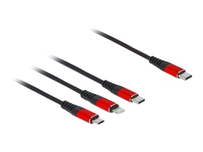 DELOCK, USB Charging Cable 3 in 1 USB Type-C to 86710