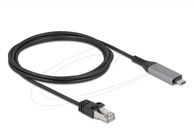 Delock USB LAN kabel z rozhraní USB Type-C™ na RJ45 Gigabit Ethernet, 3 m 60761