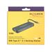 Delock USB Type-C™ 3.1 dokovací stanice HDMI 4K 30 Hz, Gigabit LAN a funkce USB PD 87721