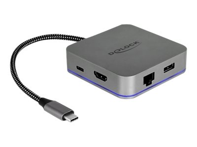 DeLOCK USB Type-C Docking Station for Mobile Devices - Dokovací stanice - USB-C - HDMI - GigE 87742