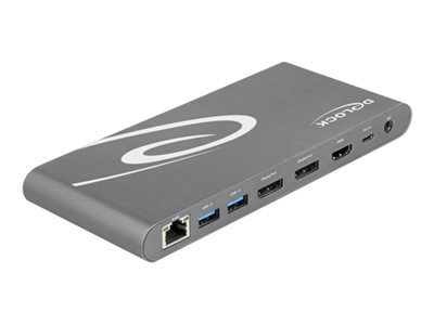 DELOCK, USB Type-C DP 1.4 Docking Station Tripl 87772