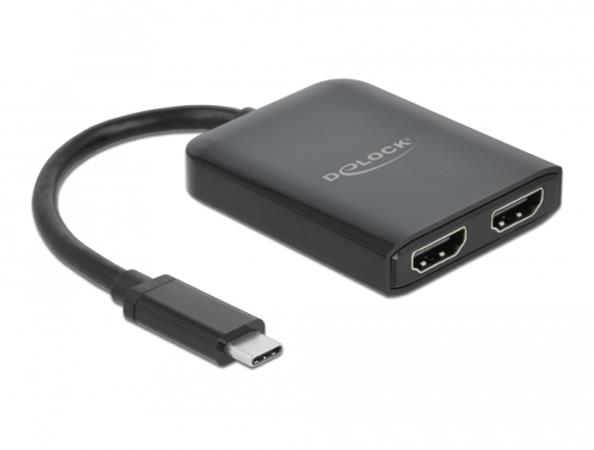 DELOCK, USB Type-C Splitter DP Alt Mode to 2 87755