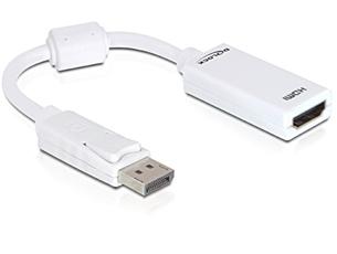DeLOCK - Video adaptér - DisplayPort / HDMI - DisplayPort (M) do HDMI (F) - 12.5 cm 61767