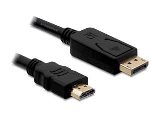 DeLOCK - Video kabel - DisplayPort / HDMI - DisplayPort (M) do HDMI (M) - 1 m 82586