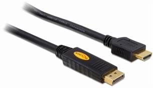 DeLOCK - Video kabel - DisplayPort / HDMI - DisplayPort (M) do HDMI (M) - 5 m 82441