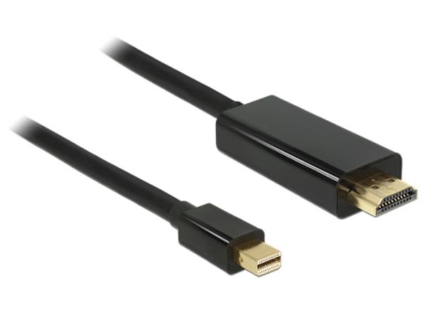 DeLOCK - Video kabel - DisplayPort / HDMI - Mini DisplayPort (M) do HDMI (M) - 3 m - černá 83700