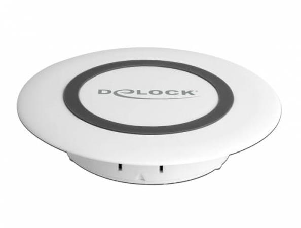 Delock Wireless Qi Fast Charger 7.5 W + 10 W for table mounting 65918
