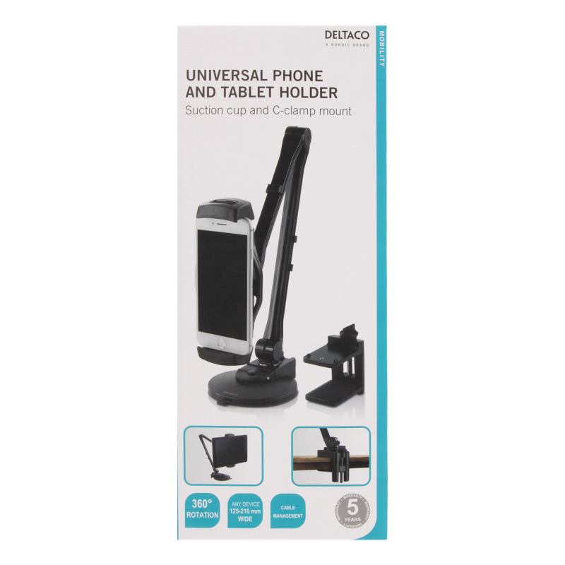 DELTACO ARM-252, Stolový držiak 4" - 12"