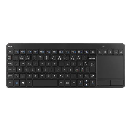 DELTACO TB-504, Bezdrôtová klávesnica s TP, EN TB-504-EN