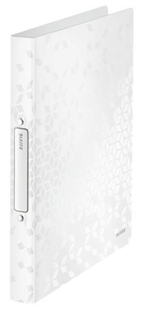 Desky s 2kroužkovým mechanismem Leitz WOW, bílá 42570001