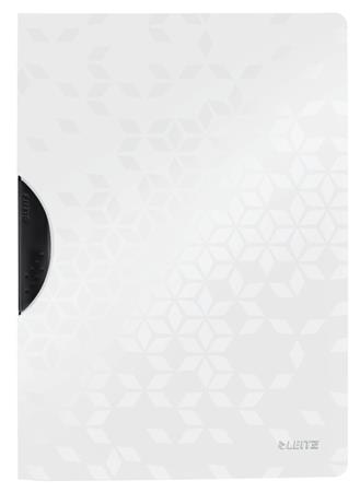 Desky s klipem Leitz WOW, PP, bílá 41850001