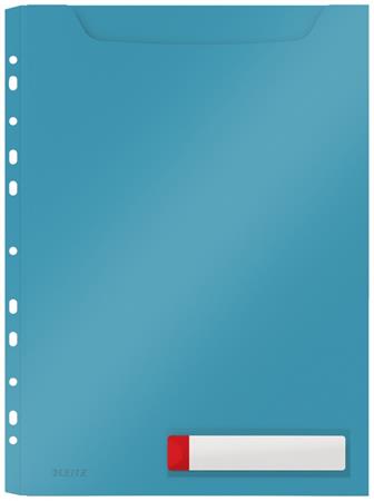 Desky velkokapacitní Leitz Cosy A4, neprůhledný PP, 3 ks, klidná modrá 46680061