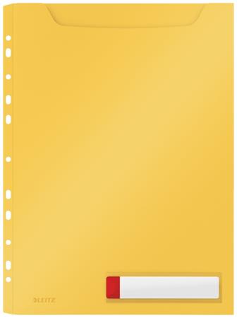 Desky velkokapacitní Leitz Cosy A4, neprůhledný PP, 3 ks, teplá žlutá 46680019