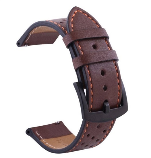 Deveroux Kož.Ře. PD009 spona Hnědý 18 mm 8594179145706