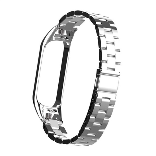 Deveroux Ocel. řemínek MiBand 3/4 Stříb 8594179146079