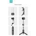 Devia Handheld Gimbal Shake-proof Tripod Selfie Stick - Black 6938595365744