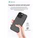 Devia kryt Kevlar Ultra-Thin Magnetic Shockproof Case pre iPhone 16 - Black 6942297117020