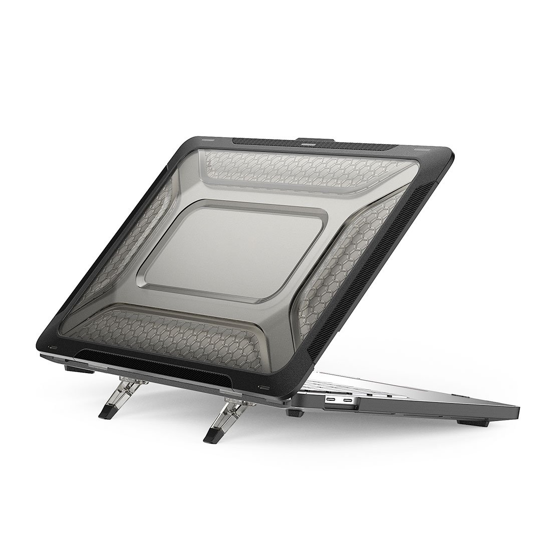 Devia kryt Super Scratch-Proof Hard Jacket pre Macbook Air 13" 2020 - Matt Black 6938595366574