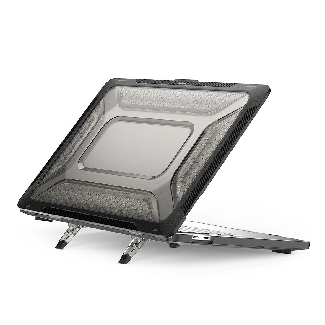 Devia kryt Super Scratch-Proof Hard Jacket pre Macbook Pro 14" 2021 - Matt Black 6938595366635