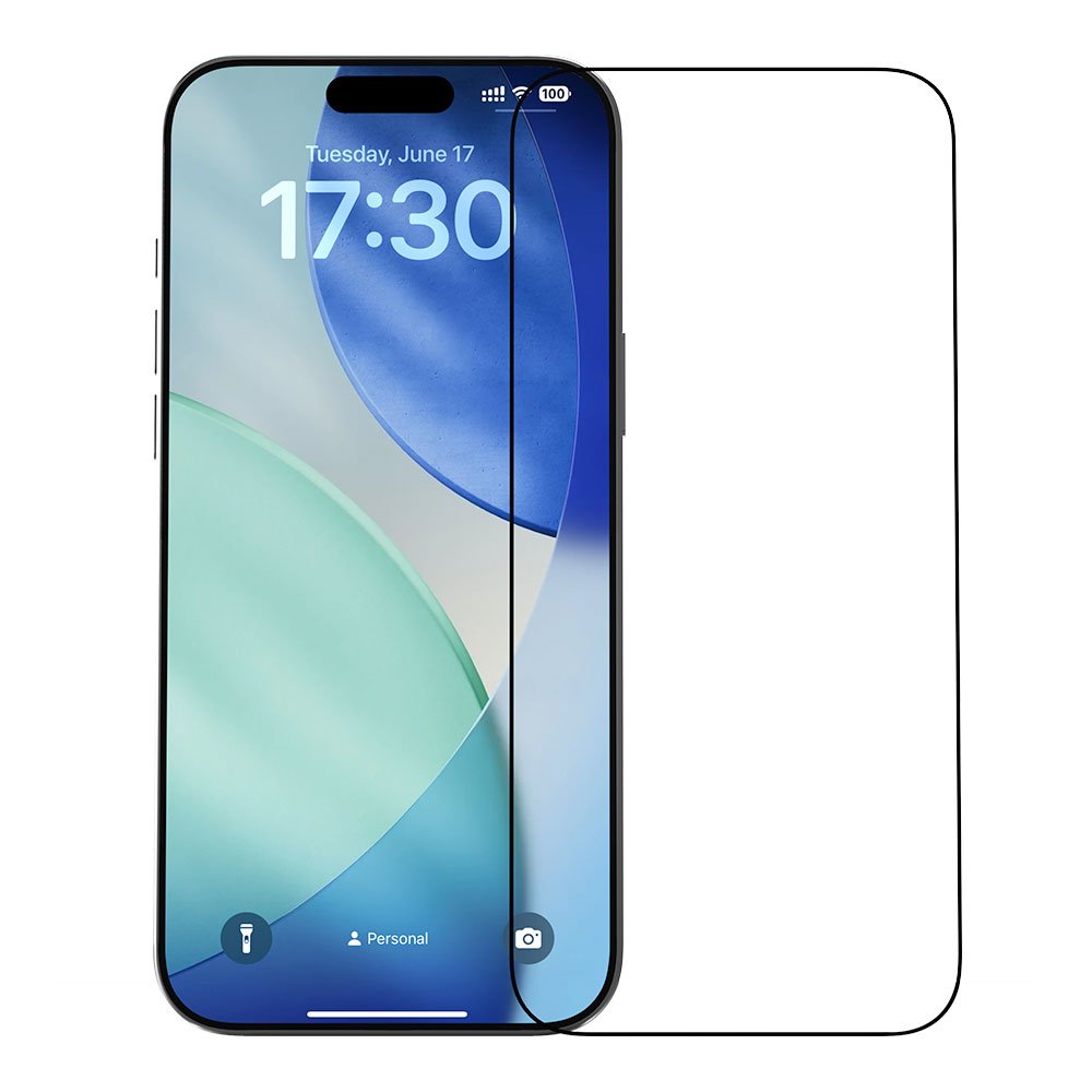 Devia ochranné sklo Van Series Crystal Diamond pre iPhone 17 Pro Max - Black Frame 6942297132641