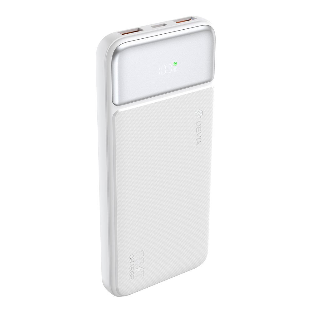 Devia powerbank Smart Series with Digital Display PD 20W 10000 mAh - White 6942297111530