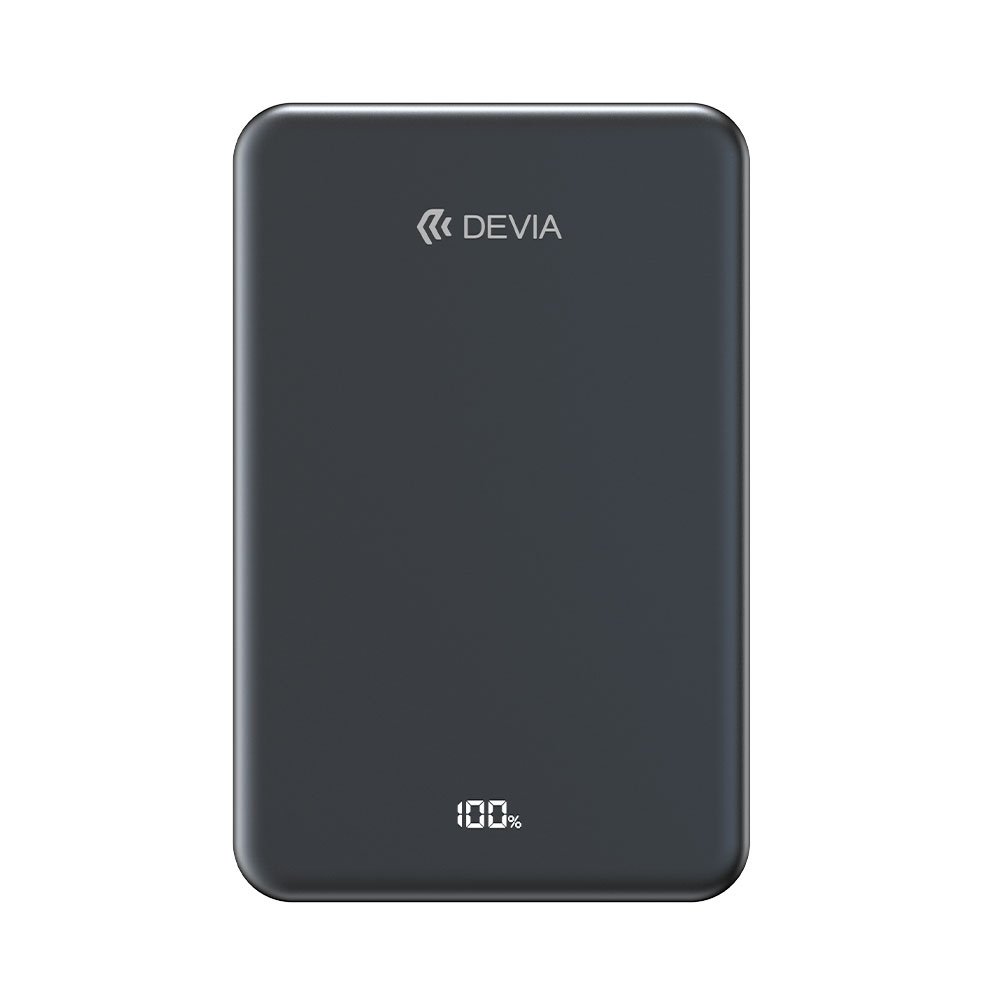 Devia powerbank Ultra14 Solid State Magnetic 10.000 mAh PD 22.5W - Black 6942297147522