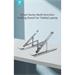 Devia Pro1 Multi-function Folding Stand For Tablet/Laptop - Silver 6942297129160