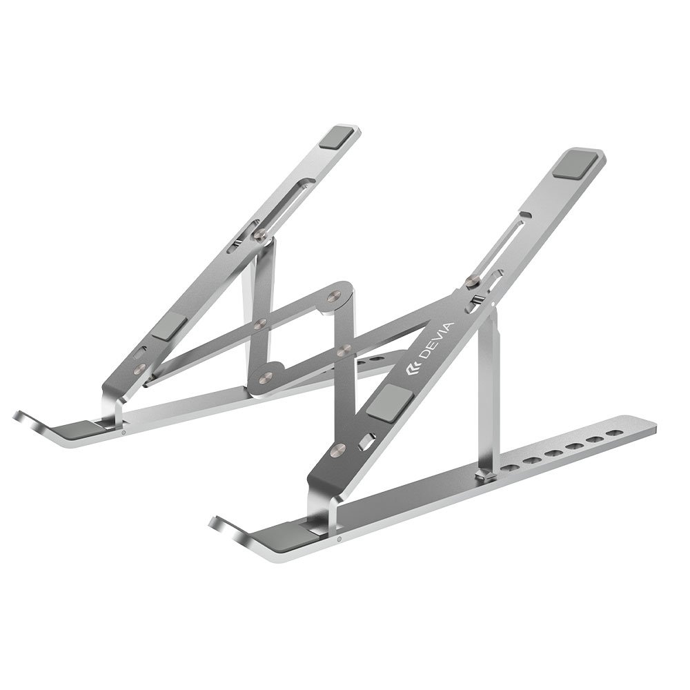 Devia Pro1 Multi-function Folding Stand For Tablet/Laptop - Silver 6942297129160