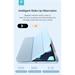 Devia puzdro Leather Case with Pencil Slot pre iPad Pro 11" M4 2024 - Light Blue 6942297101890