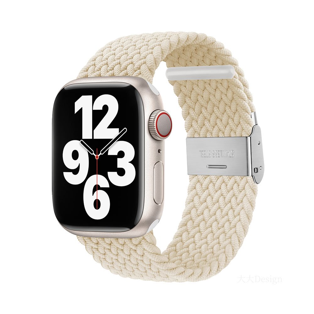 Devia remienok Deluxe Series Sport4 Nylon Braided Adjustable Band 40/41mm - White 6938595381713