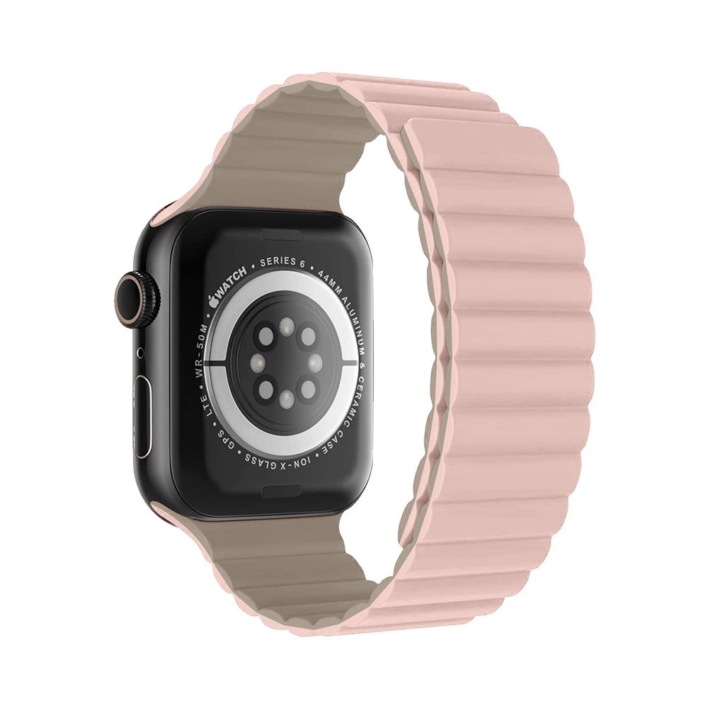 Devia remienok Nature Silicone Magnetic Watch Band 40/41/42mm - Stardust Pink 6942297104419