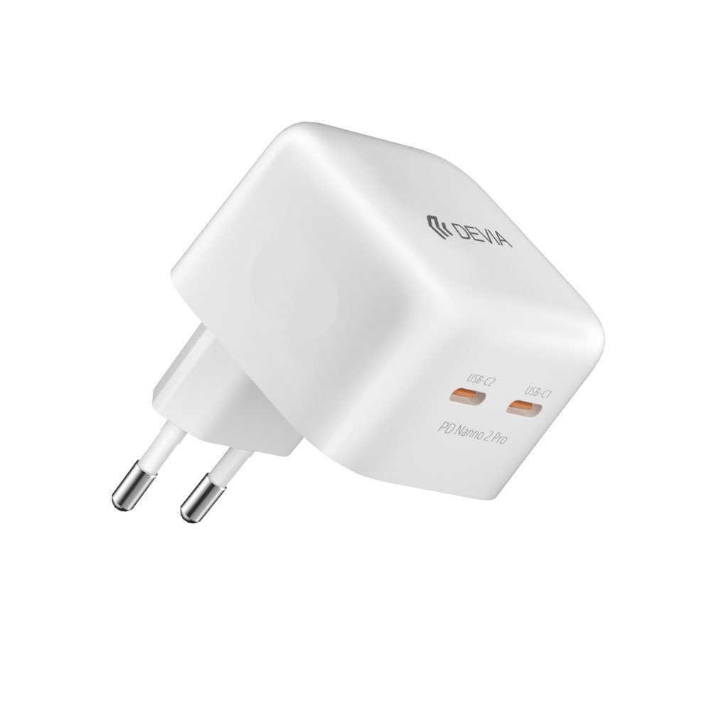 Devia sieťová nabíjačka Extreme Speed GaN PD Quick Charger 45W - White 6938595366109