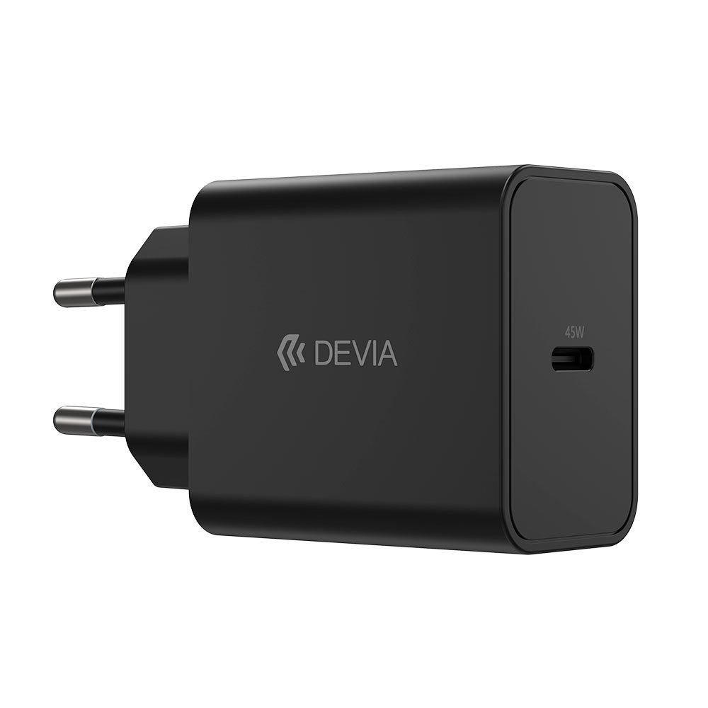 Devia sieťová nabíjačka Rocket Series PD Quick Charger 45W - Black 6942297112872