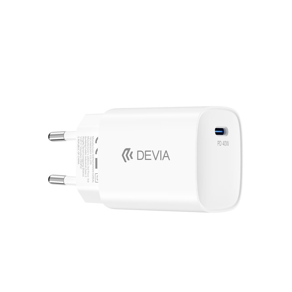 Devia sieťová nabíjačka Ultra6 PD Dynamic Charger 40W (Max 60W) - White 6942297141285