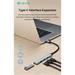 Devia USB-C Hub Lite 4 in 1 EC707 - Deep Gray 6942297129412