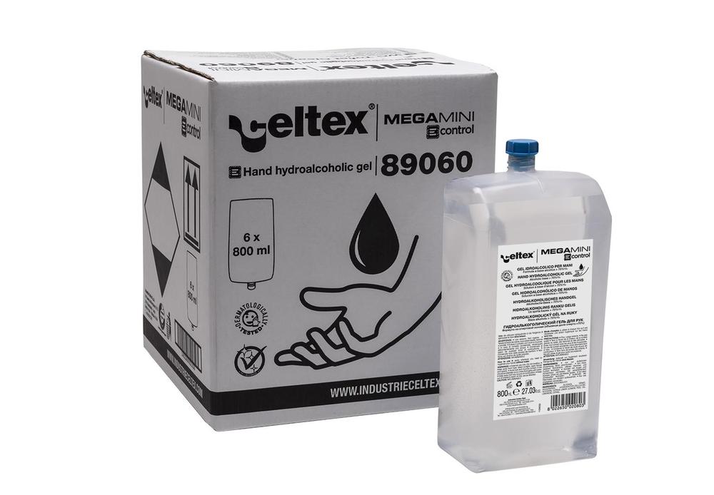 Dezinfekcia Celtex Hydroalkoholický gel na ruce pro bezdotykový dávkovač 800 ml 89060