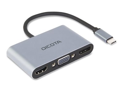 DICOTA 5-in-1 - Dokovací stanice - USB-C - HDMI, DP D32064