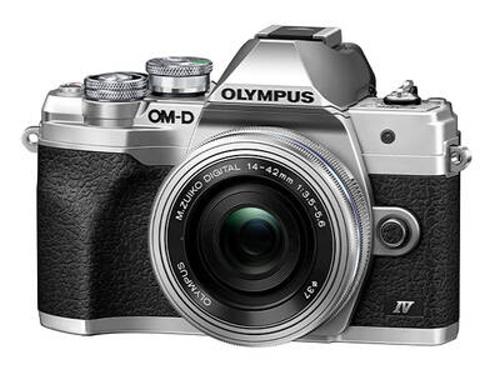 Digitálny fotoaparát Olympus E-M10 Mark IV 1442 EZ kit silver/silver V207132SE000