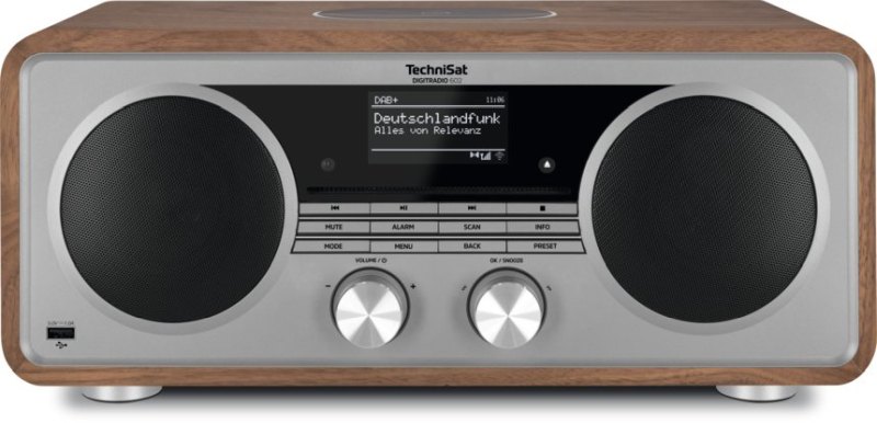 DIGITRADIO 602, walnut/silver 0002/3987