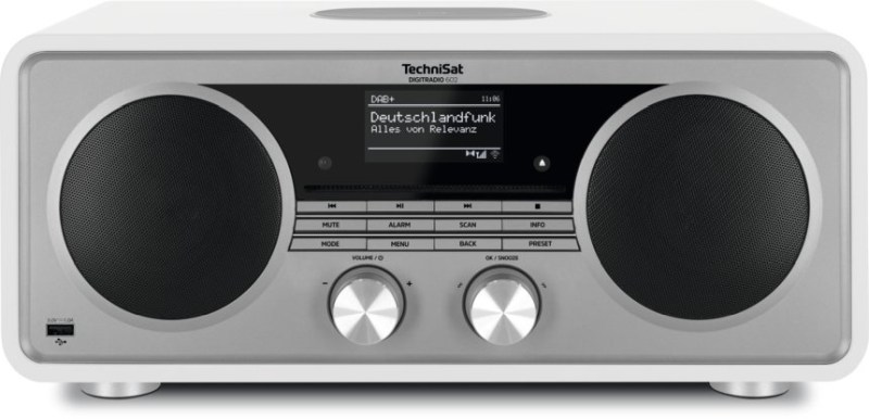 DIGITRADIO 602, white/silver 0001/3987