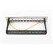 DIGITUS 10" modulárny patch panel 12port 1U vhodný pre UTP i STP keystony, čierny RAL9005 DN-91420